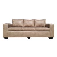 3 Seater Square Arm Sofa Premium Mottle Fabric