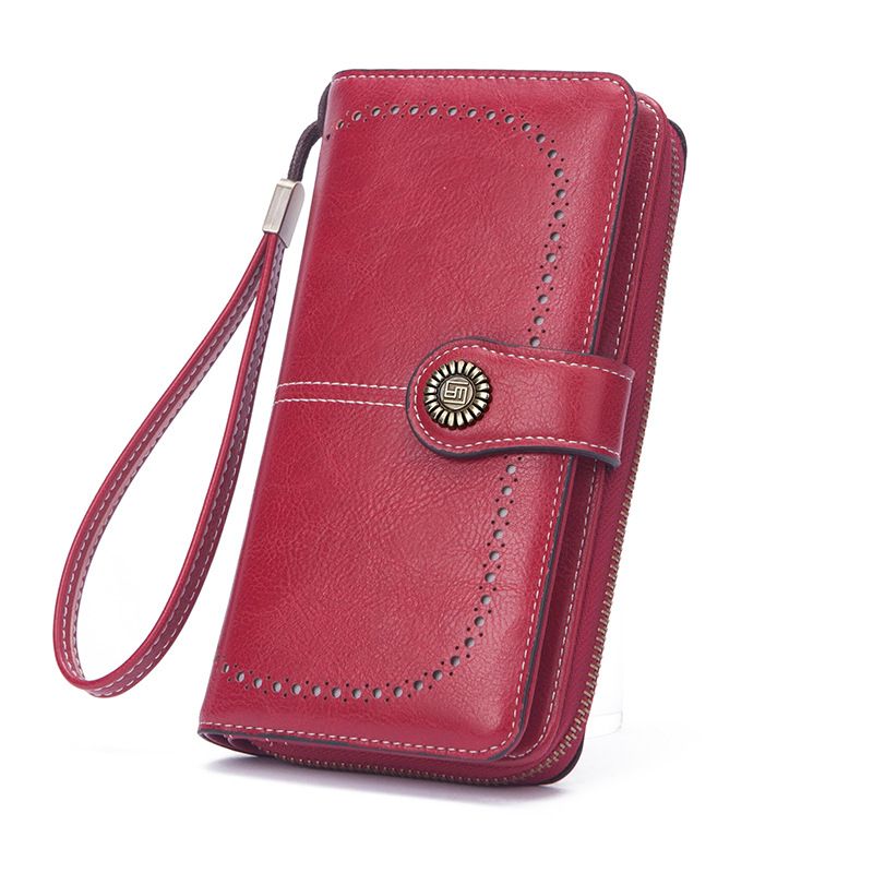 Wristlet Genuine Leather Wallet