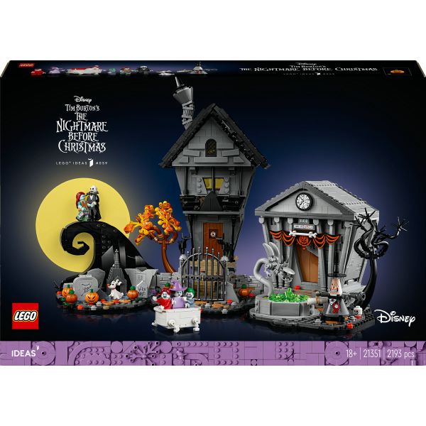 LEGO® Ideas The Nightmare Before Christmas Diorama Kit 21351
