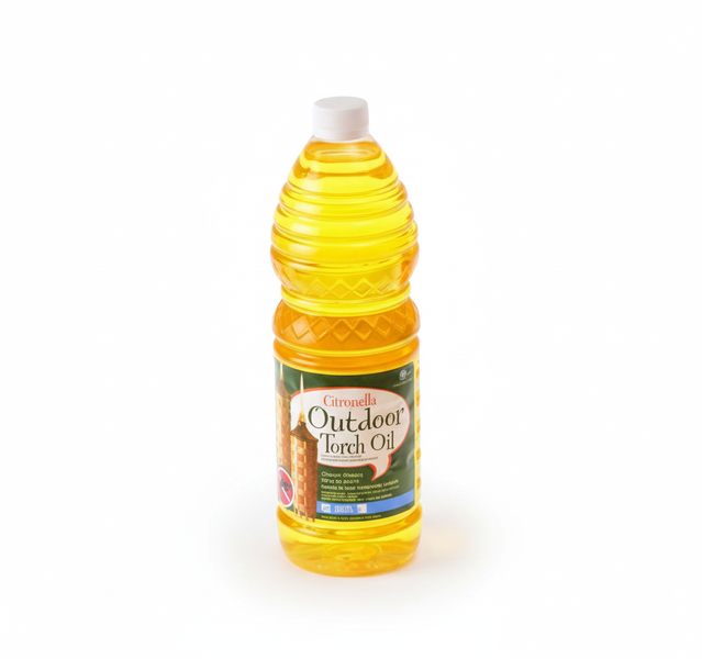 Torch Oil 750ml - Insect-Repelling Outdoor Oil Citronella