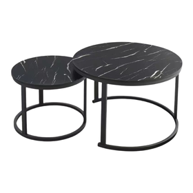 2-in-1 Modern Style Marble Table With Side Table | Shop Today. Get it ...