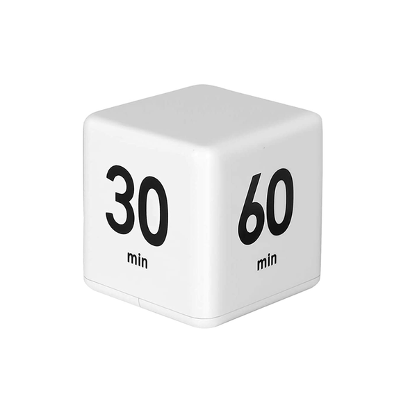 Battery-Operated Time Management Kitchen Cube Timer