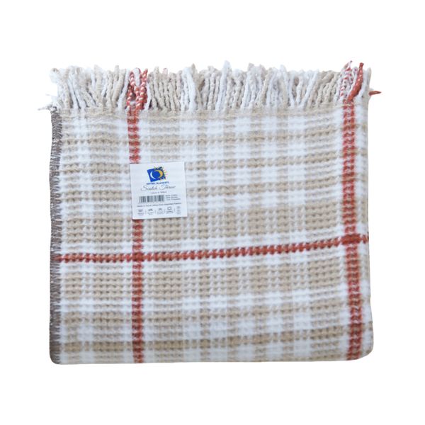 Sesli Scotch Throw - Grey &amp; Beige