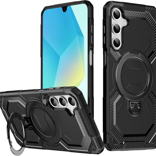 Phone Case with Ring Stand Magnetic Compatible With Samsung A16