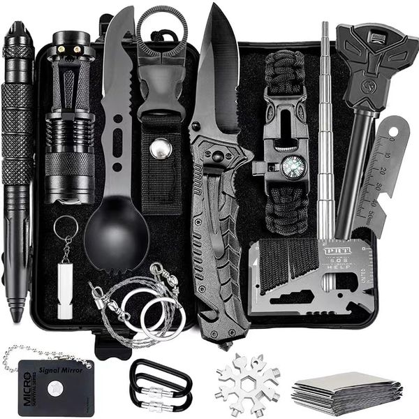 17-in-1 Multi-Function Tactical Survival Kit