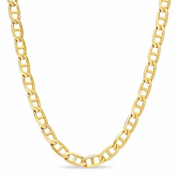 Broadway Jewellers - 9ct Yellow Gold - Mariner Link Chain - 45cm