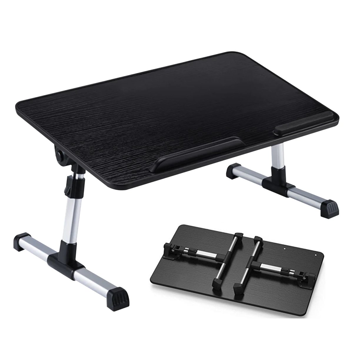Portable Foldable Laptop Desk With USB Cooling Fan Angle Adjustments