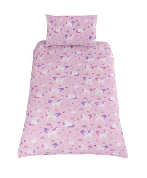 Girls Single Duvet Set - Unicorn