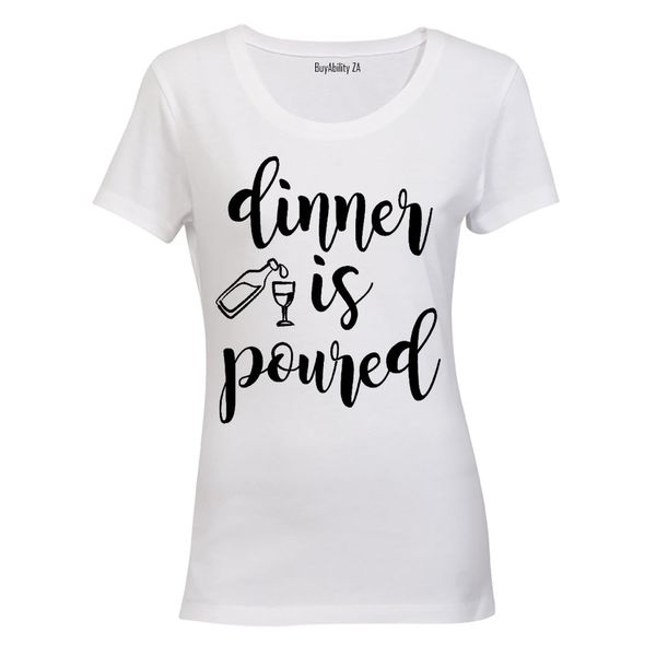 Dinner is Poured - White