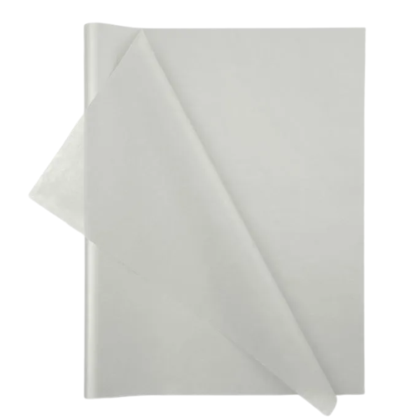 Wrapping Tissue Paper - 24 Sheets Light Grey - Eco-friendly &amp; Recyclable