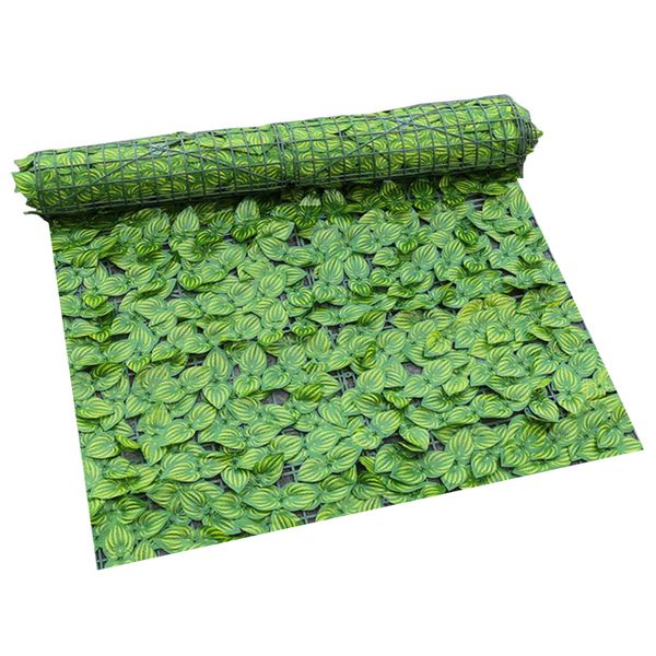 Garden Decor Artificial Camouflage Privacy Screen Leaf Fence Mesh - 3x1m