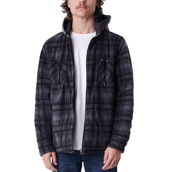 ONeill-Men's - Glacier Hooded Reversible Jacket - Black