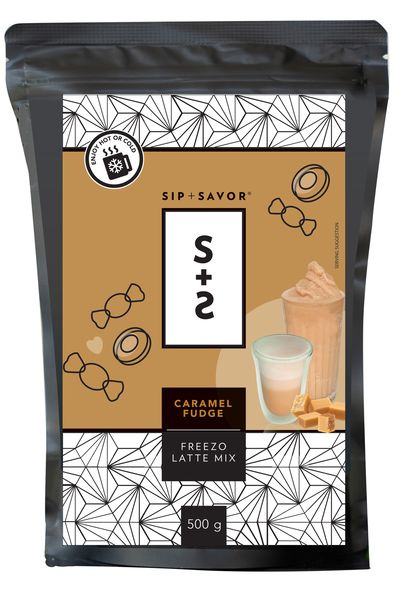 Caramel Fudge Freezo Latte Mix 500g