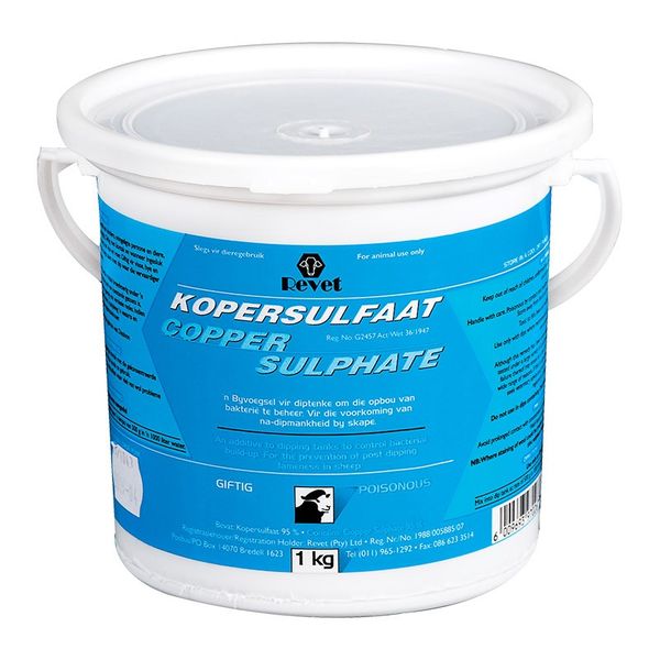 Revet - Copper Sulphate - Livestock Maintenance - 1kg - 2 Pack