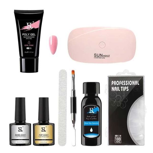 iMbali Polygel Complete Kit for Easy Nails Extensions
