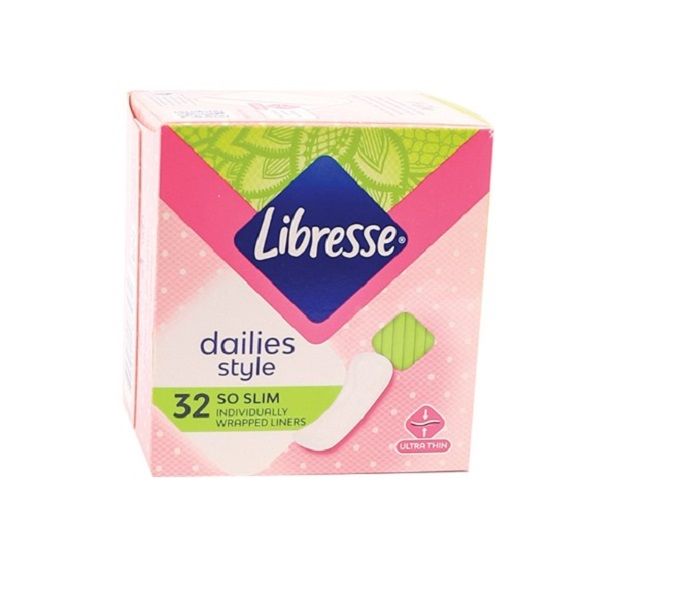 Libresse - So Slim, Ultra Thin Dailies Style Pantyliners 32's x 3
