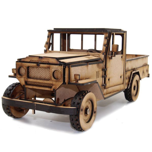 Wow We - 3D Wooden Model Vehicles Toyota Land Cruiser