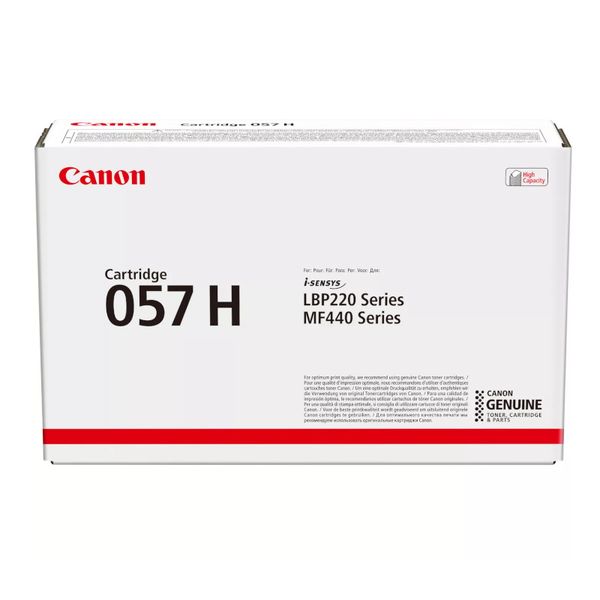 Canon 057 H Black Toner Cartridge - 057H BK