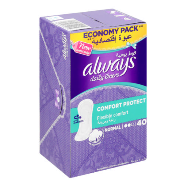 Always Daily Liners Normal 40 Pantyliners