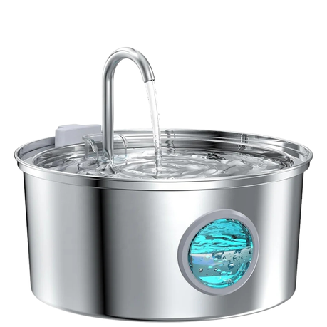 3.2L Stainless Steel Pet Water Fountain Image