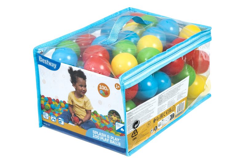 Bestway Ø5.85cm Splash &amp; Play -100 Play Balls