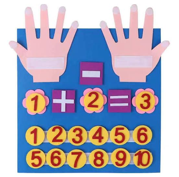 Organibaebee Finger Counting and Sum Educational Resource