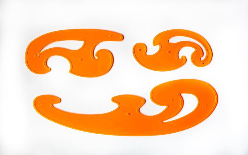 French Curves Set of 3