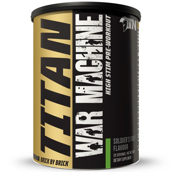 War Machine Pre Workout Soldier's Fury Flavour, 20 Servings Net Wt.360g
