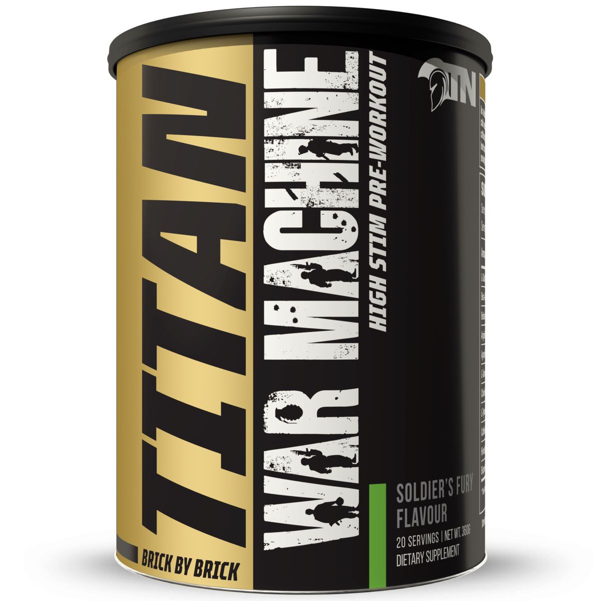 War Machine Pre Workout Soldier's Fury Flavour, 20 Servings Net Wt.360g