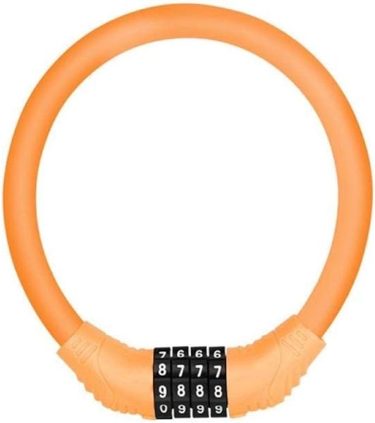 4-Digit Combination Cable Lock For Bike Scooter