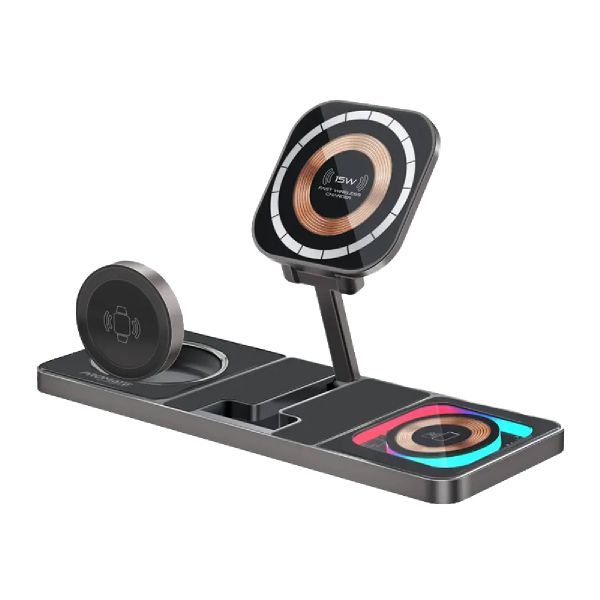 Promate AuraSlate Trio 3 in 1 Ultra-Slim Wireless Charging Station