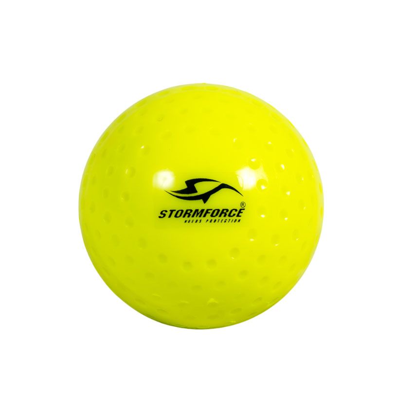 Stormforce Hockey Dimple Ball - Fluro Yellow