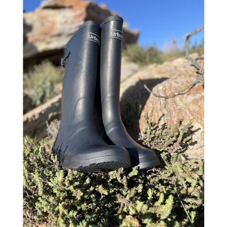 Adjustable rubber boots online