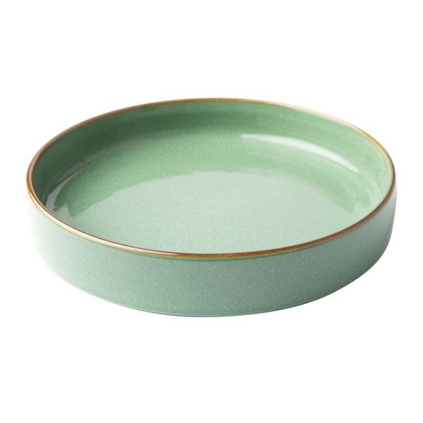 OMADA Flat Stackable Green Pasta Bowl