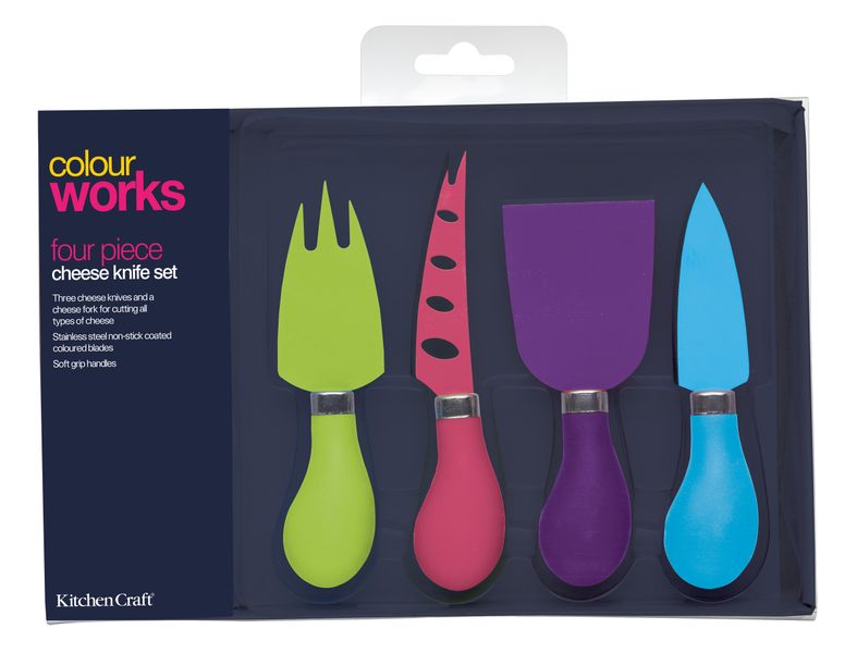 Colourworks 4 Piece Cheese Serving Set