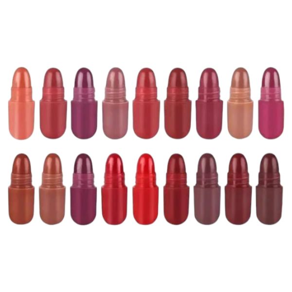 18-Piece Set of Colorful Lipstick Capsules