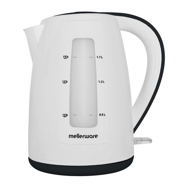 Mellerware Kettle 360 Degree Cordless Plastic Black &amp; White 2.0L 2200W