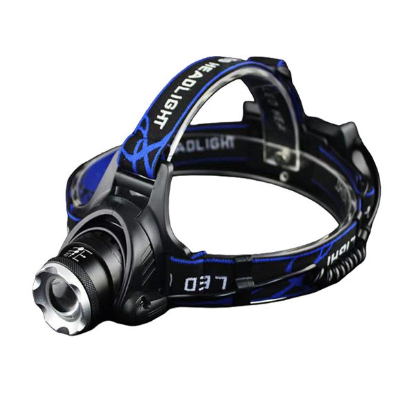 LED Zoom Headlamp with USB Charging Port