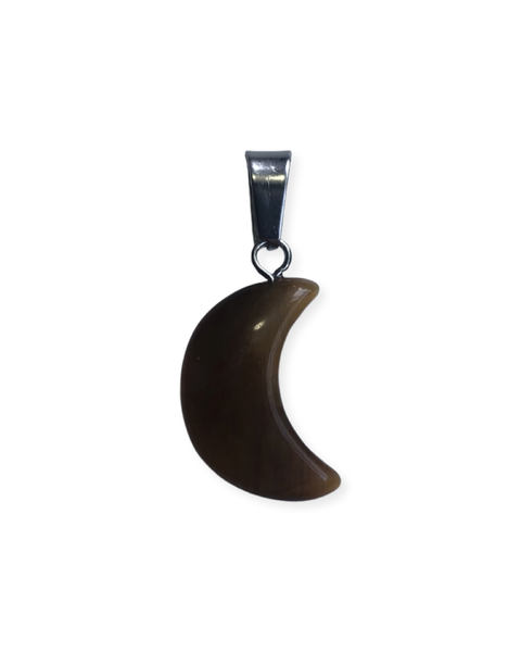 Pendant Crescent Stone Quartz Charm image