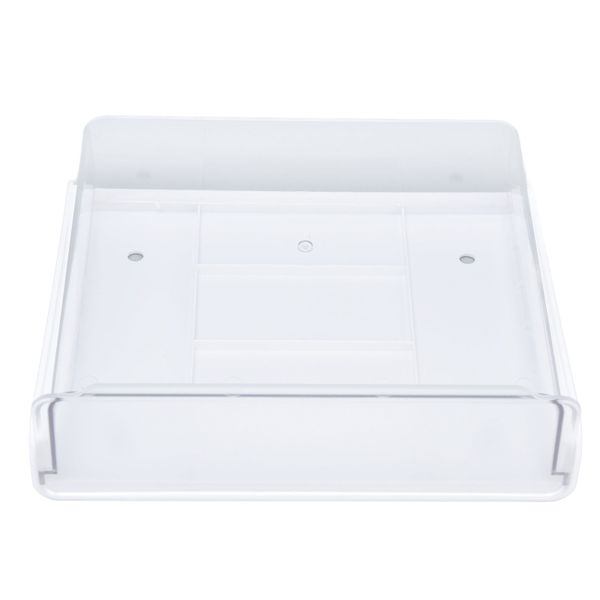 Acrylic Drawer Storage Holder with 3 Adhesive Pads for Home Office Use