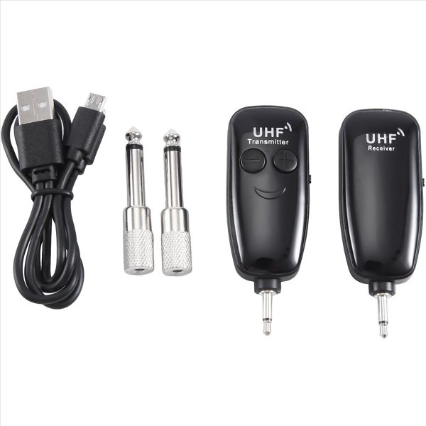 Uhf Wireless System Wireless Guitar Pickup Audio Transmitter Receiver