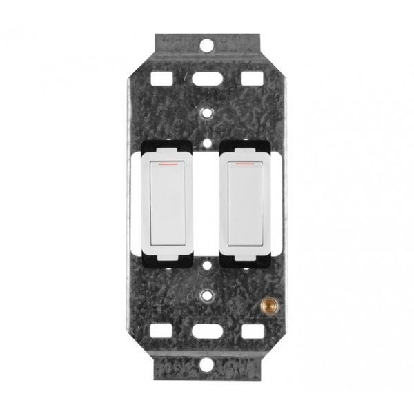 Crabtree - Light Switch - Classic - NCP - 2L - 2 x 1Way 20A - 5 Pack