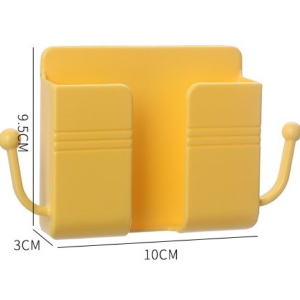 Wall Mounted Phone Holder Charging Stand Rack & Remote Shelf Self DIY Buy Online in South