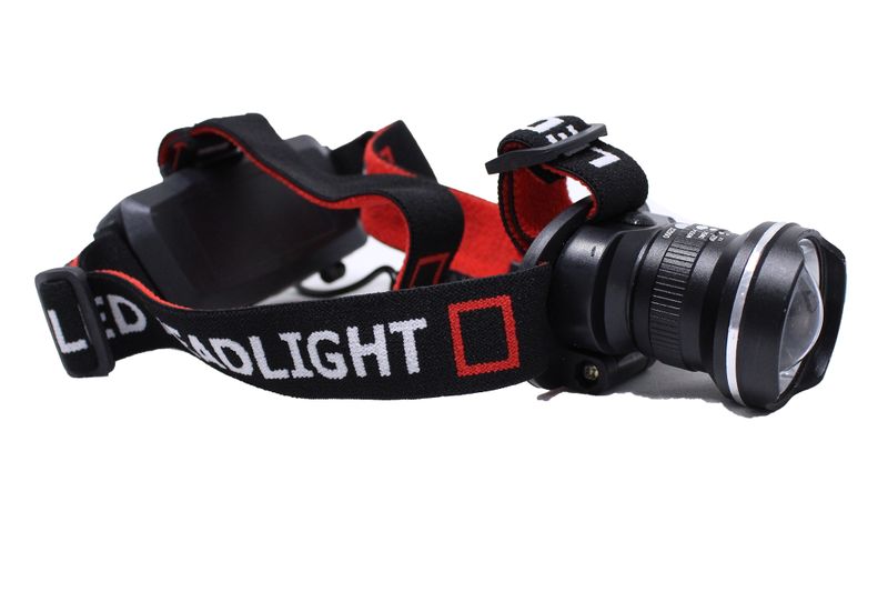 Multipurpose Drop Resist and Waterproof Rechargeable LED Headlamp - P90 Red