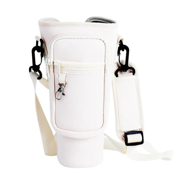 Travel Tumbler Sleeve with Strap