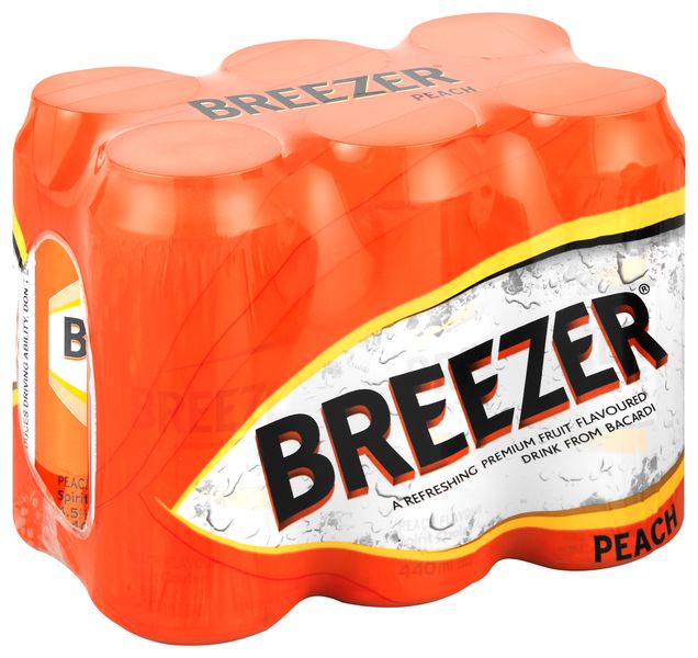Breezer Peach 6 x 440ml Cans