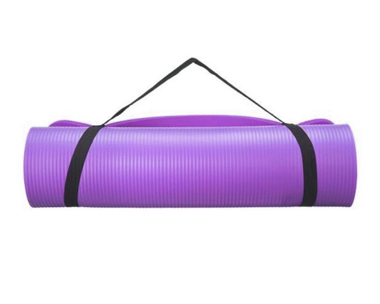 NBR Yoga and Fitness Mat 8mm Purple
