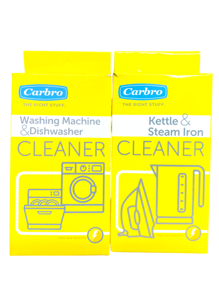 Carbro Cleaner Combo for Washing Machine, Dishwasher, Kettle &amp; Steam Iron