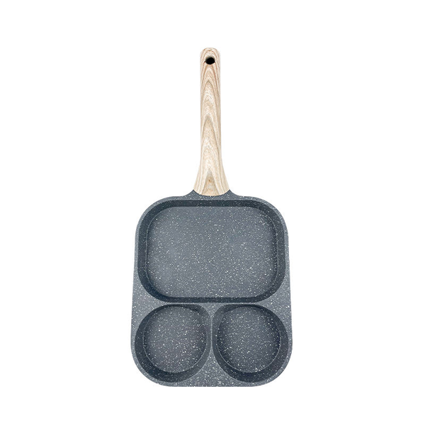 Square Breakfast Frying Pan, 3-in-1 Non-Stick Kitchen Cookware