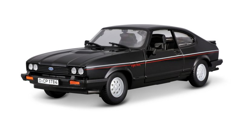 Bburago 1/24 Ford Capri 1982 (18cm Long) - Black